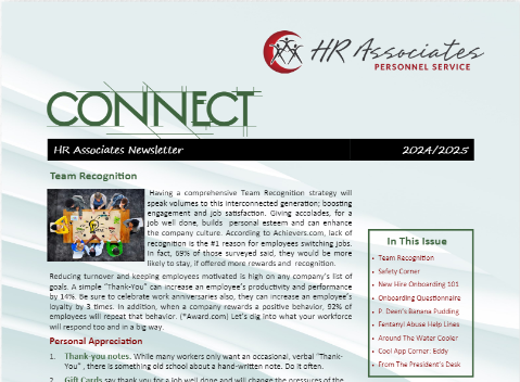 HR's '24-'25 Connect